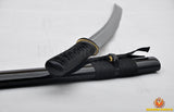 Balck Blade Handmade Japanese Samurai Wakizashi Swords Full Tang - Handmade Swords Expert