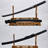 Balck Blade Handmade Japanese Samurai Wakizashi Swords Full Tang - Handmade Swords Expert