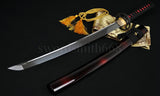 31" Authentic Japanese Samurai Sword Wakizashil Katana Full Tang Blade - Handmade Swords Expert