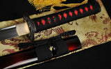 31" Authentic Japanese Samurai Sword Wakizashil Katana Full Tang Blade - Handmade Swords Expert