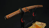 Handmade 31" Wakizashi Clay Tempered Blade Unokubi-zukuri Swords Katana - Handmade Swords Expert