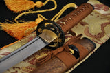 Handmade 31" Wakizashi Clay Tempered Blade Unokubi-zukuri Swords Katana - Handmade Swords Expert