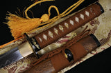 Handmade 31" Wakizashi Clay Tempered Blade Unokubi-zukuri Swords Katana - Handmade Swords Expert