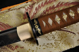 Handmade 31" Wakizashi Clay Tempered Blade Unokubi-zukuri Swords Katana - Handmade Swords Expert