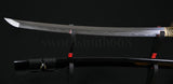 Hand Forged Clay Tempered Folded Steel Full Tang Blade Japanese Samurai Sword Wakizashi - Handmade Swords Expert