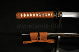 Clay Tempered Full Tang Blade Japanese Samurai Sword Wakizashi - Handmade Swords Expert