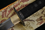 Handmade 31" Japanese Samurai Sword Wakizashi Folded Steel Blade - Handmade Swords Expert