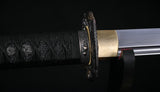 Handmade 31" Japanese Samurai Sword Wakizashi Folded Steel Blade - Handmade Swords Expert