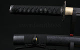 Handmade 31" Japanese Samurai Sword Wakizashi Folded Steel Blade - Handmade Swords Expert