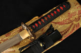Monkey&snake Tsuba Japanese Wakizashi Sword Clay Tempered Katana Swords - Handmade Swords Expert