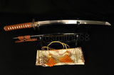 Clay Tempered Full Tang Blade Japanese Samurai Wakizashi Sword - Handmade Swords Expert