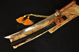 Clay Tempered Full Tang Blade Japanese Samurai Wakizashi Sword - Handmade Swords Expert