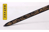 Chinese Han Dynasty Sword Traditional Handmade Black Blade - Handmade Swords Expert