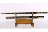 Chinese Han Dynasty Sword Traditional Handmade Black Blade - Handmade Swords Expert