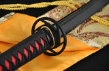 41" Handmade Japanese Samurai Ninja Sword Black Full Tang Hand Forged - Handmade Swords Expert