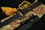 41" Handmade Japanese Samurai Ninja Sword Black Full Tang Hand Forged - Handmade Swords Expert