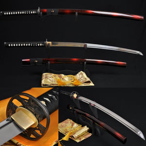 1060 High Carbon Steel Full Tang Blade Japanese Samurai Swords Katana - Handmade Swords Expert