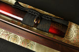 Japanese Samurai Katana Sword Folded Steel Blade Musashi Authentic - Handmade Swords Expert