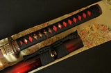 Japanese Samurai Katana Sword Folded Steel Blade Musashi Authentic - Handmade Swords Expert