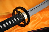 45" Long Japanese Samurai Sword Naginata Musashi Tsuba Full Tang Blade - Handmade Swords Expert