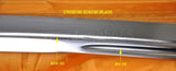 45" Long Japanese Samurai Sword Naginata Musashi Tsuba Full Tang Blade - Handmade Swords Expert