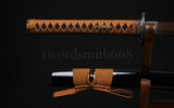 Folded Steel Full Tang Blade Japanese Samurai Katana Authentic Sword - Handmade Swords Expert