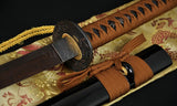 Folded Steel Full Tang Blade Japanese Samurai Katana Authentic Sword - Handmade Swords Expert