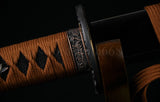 Folded Steel Full Tang Blade Japanese Samurai Katana Authentic Sword - Handmade Swords Expert